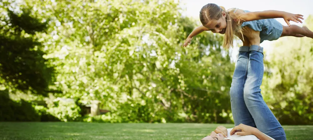 Mother-daughter-on-lawn